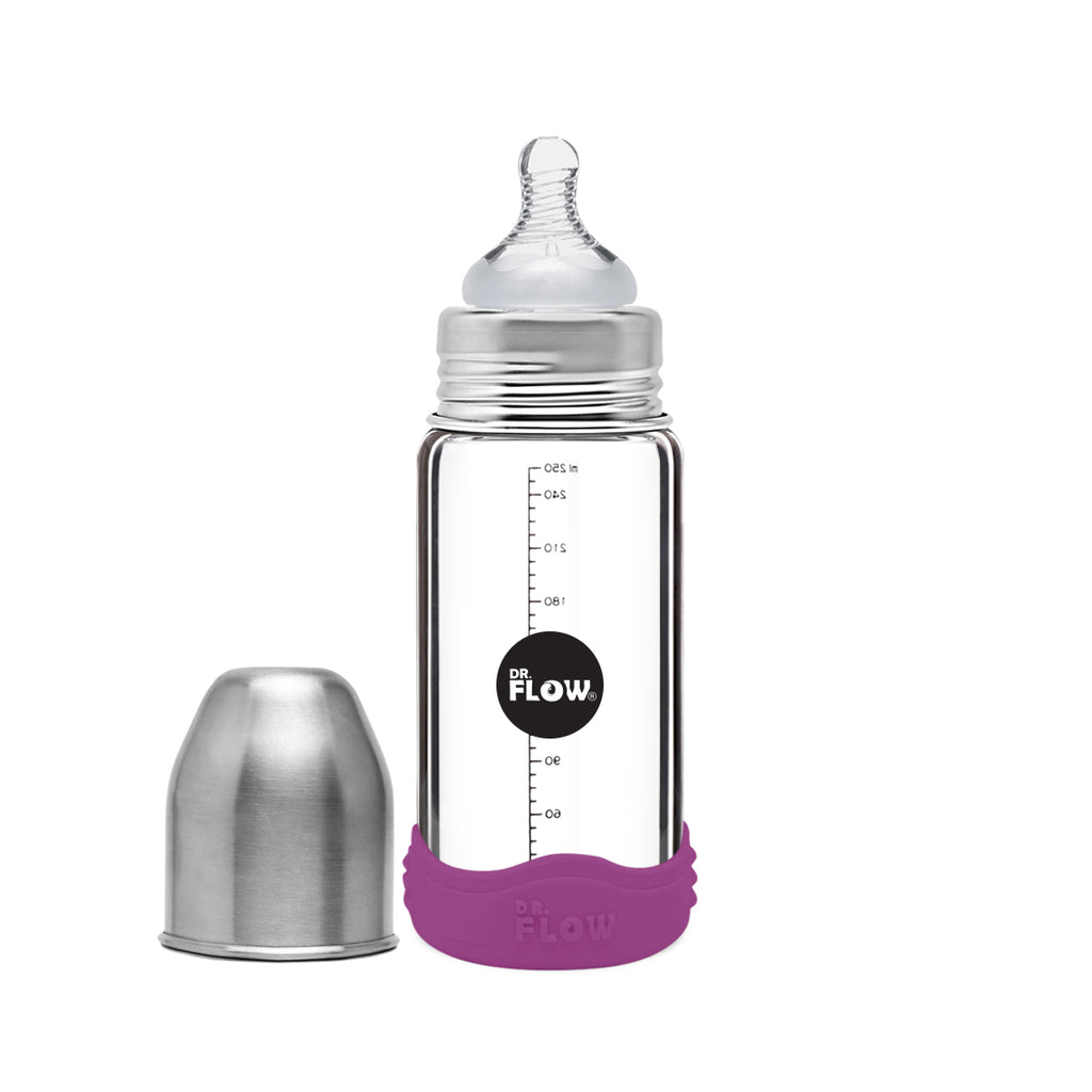Baby Glass Feeding Bottle 250ml