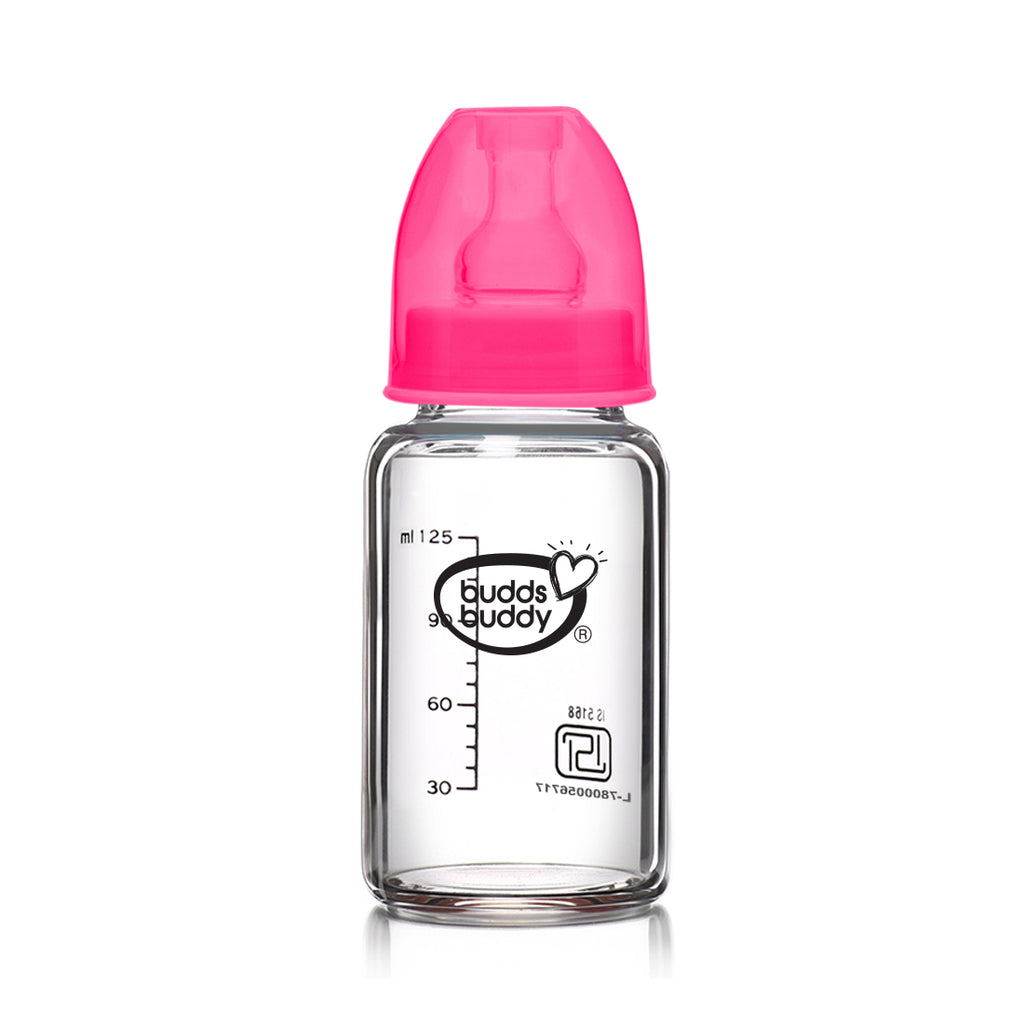 Glass Baby Feeding Bottle - 125ml