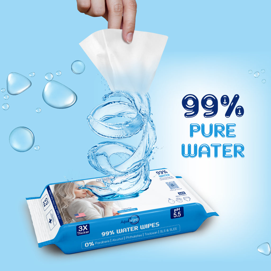 Aquawipes 99% Water Baby Wipes0