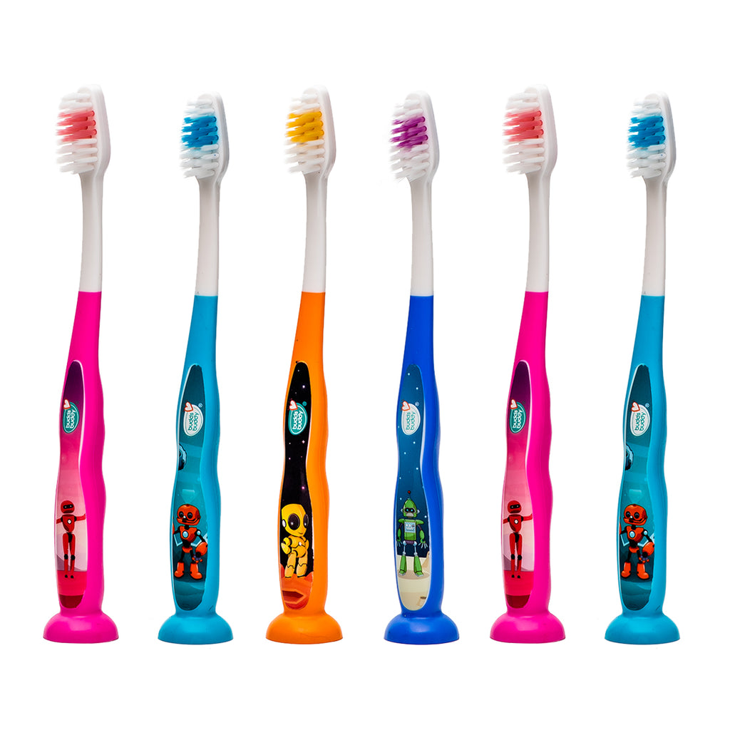 Aqua Kids Tooth Brush 3Yrs + 6multicolors