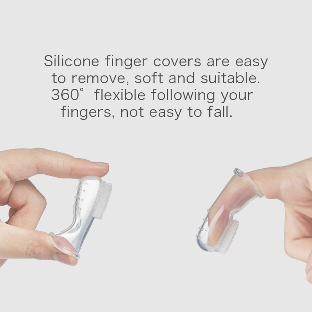 Silicone Finger Brush With Case