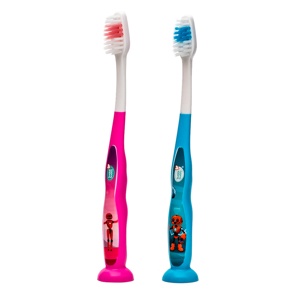 Aqua Kids Tooth Brush 3Yrs + pink & blue