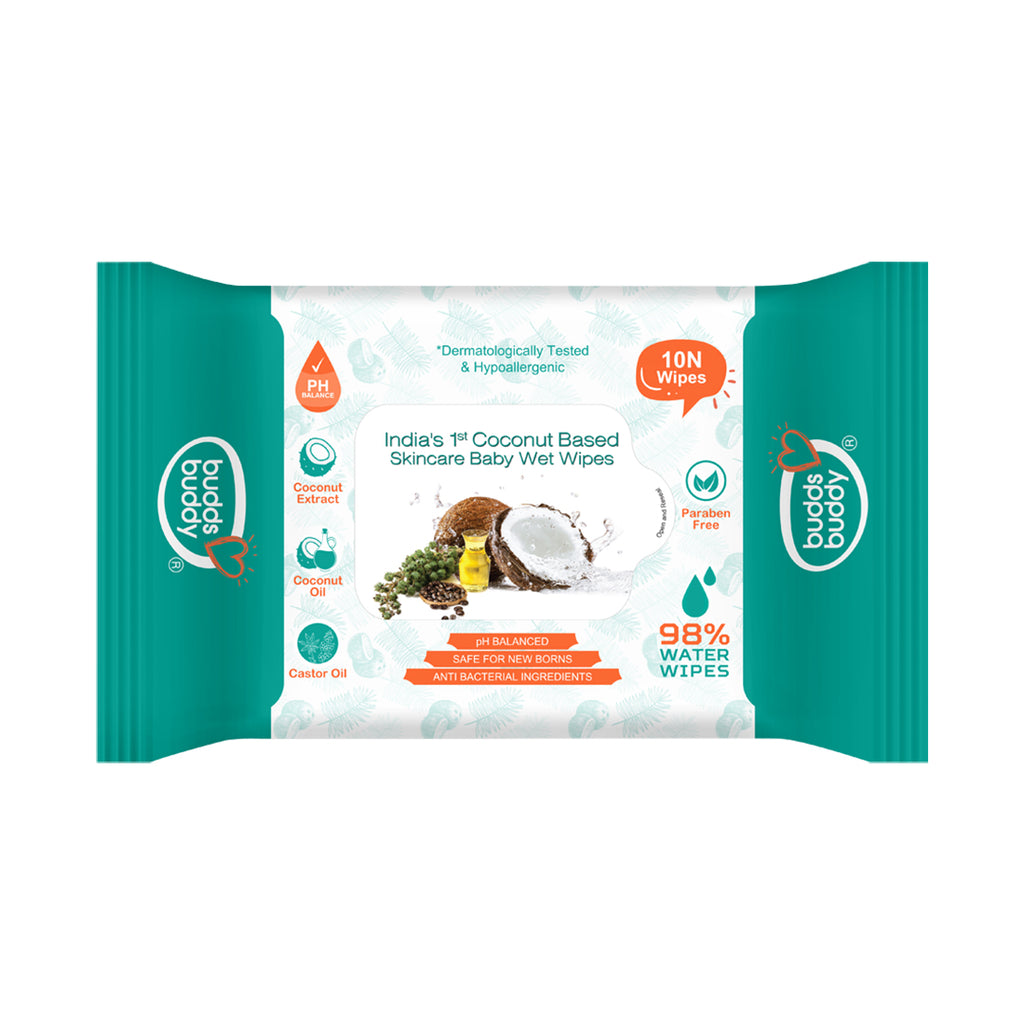 Coconut Based Skincare Baby Wet Wipes
