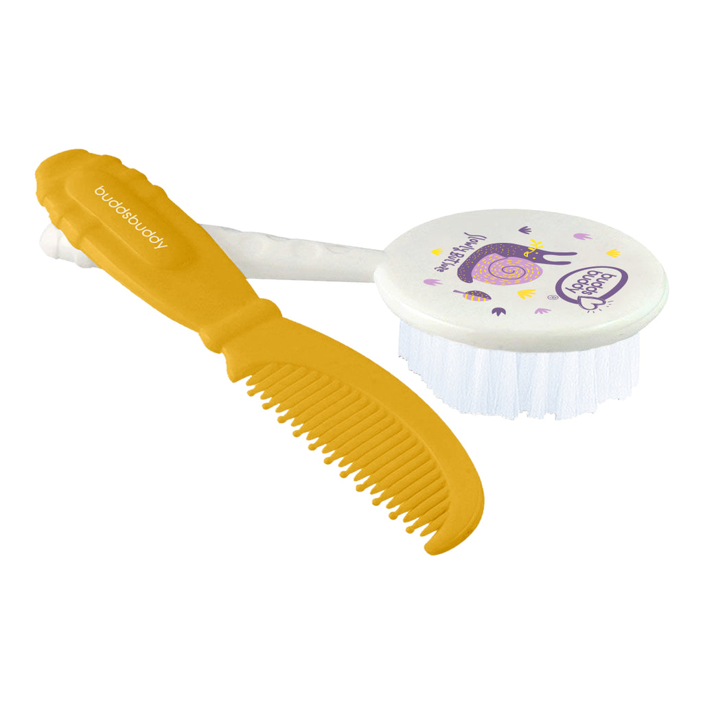 yellow Disco Baby Brush & Comb