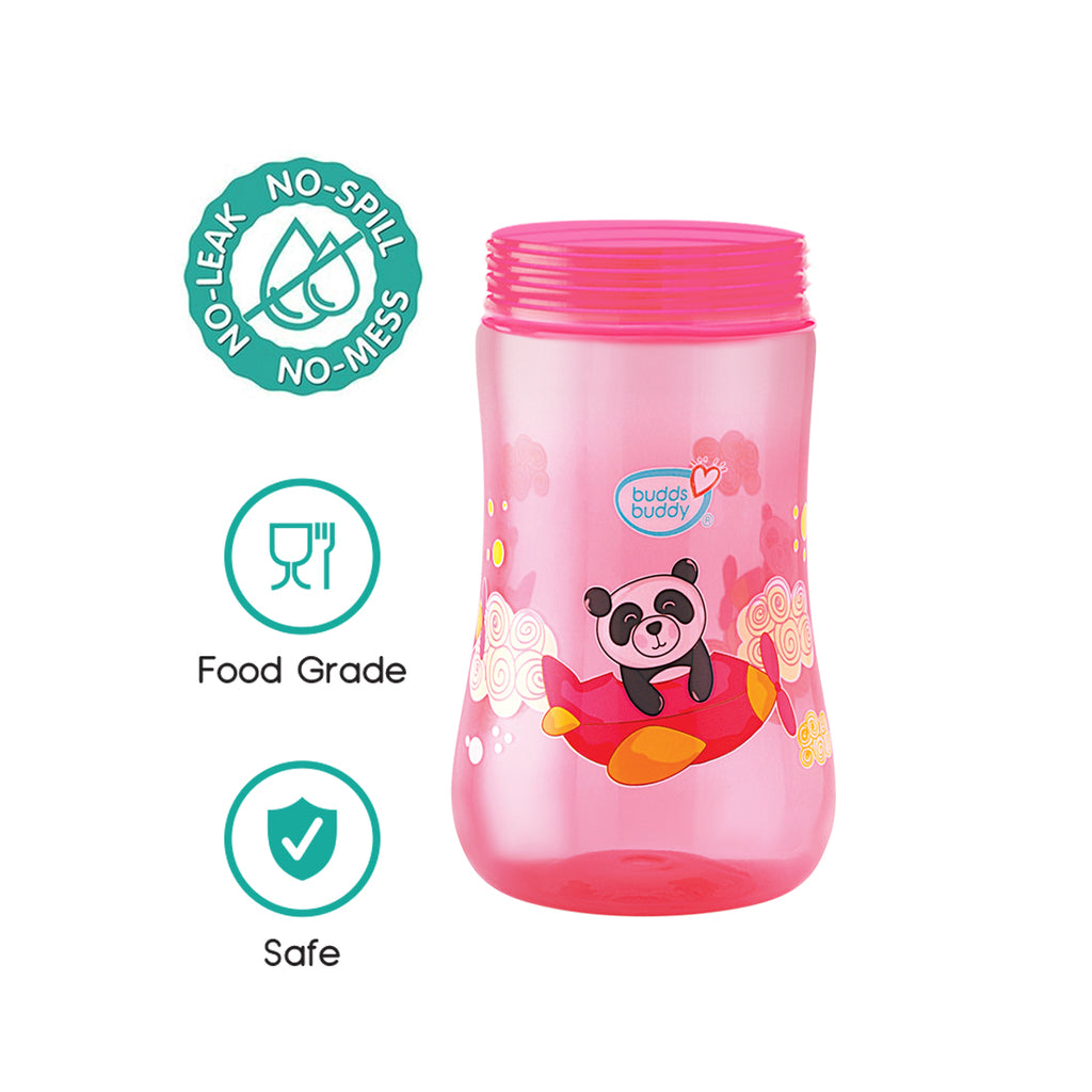 300ml round cup pink