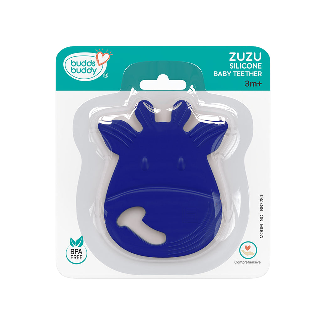 BPA Free ZUZU Animal Shape Silicone Baby Teether