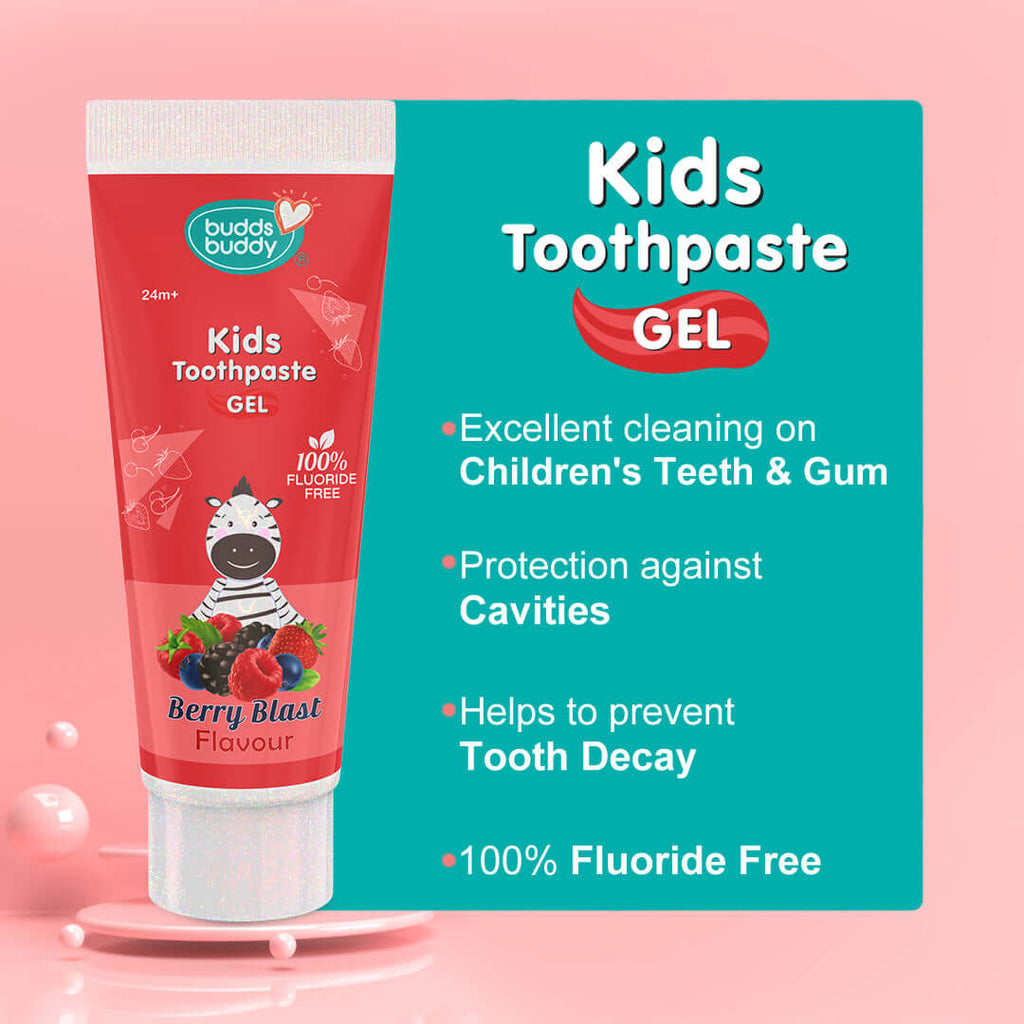 100% Fluoride Free Kids Toothpaste Gel0
