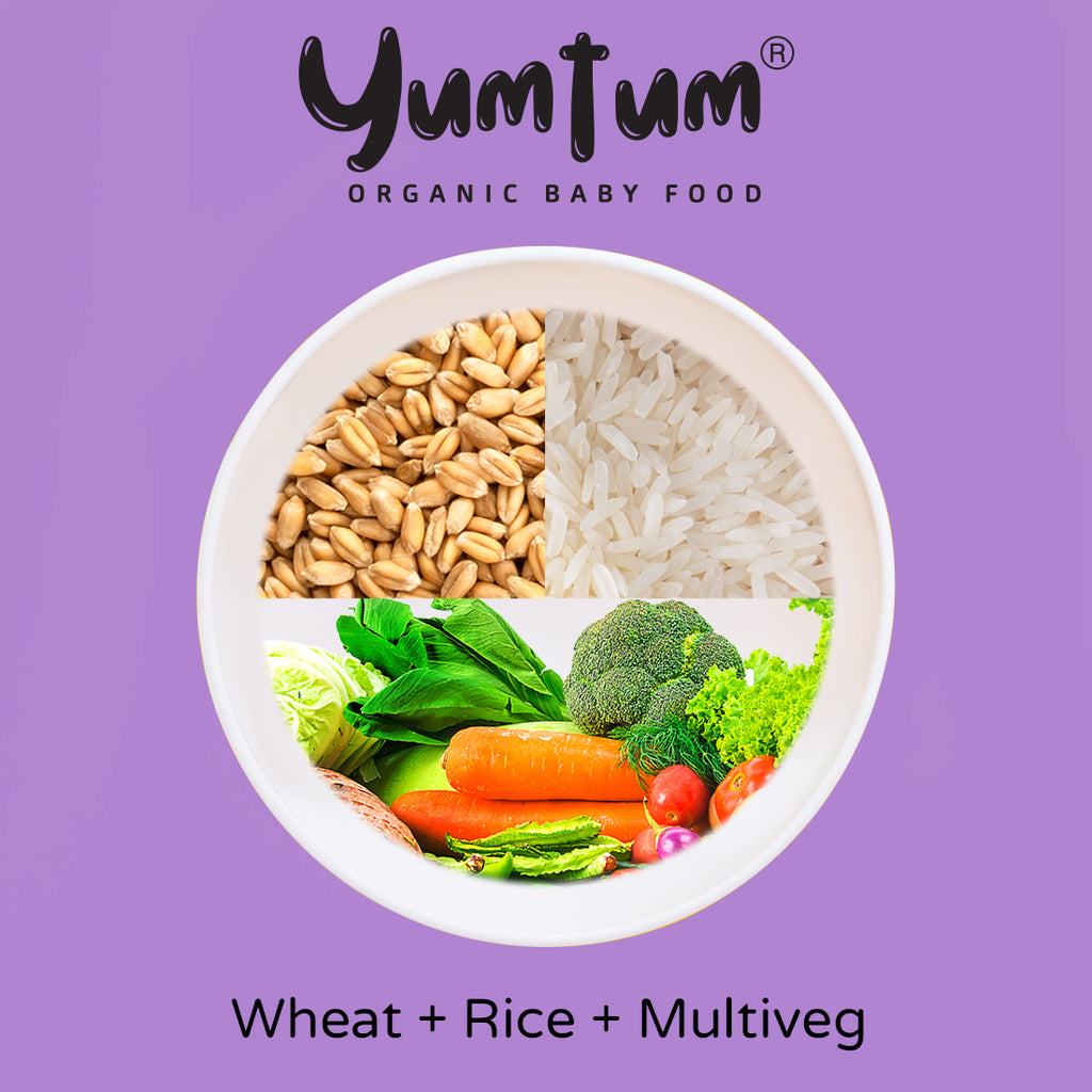 Yumtum Wheat + Rice + Multiveg Cereal